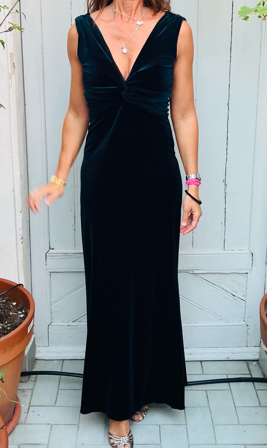 Vestito in velluto Nodo