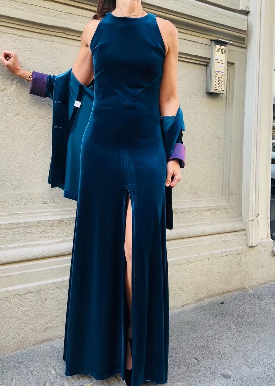 Vestito in velluto Valentina