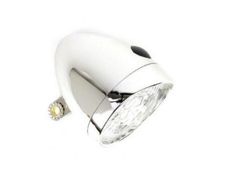 Catch-it koplamp retro batterij 3xled chroom