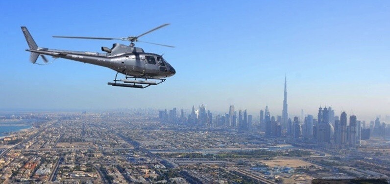 HELICOPTER TOUR ( 40 min ) 1838 AED