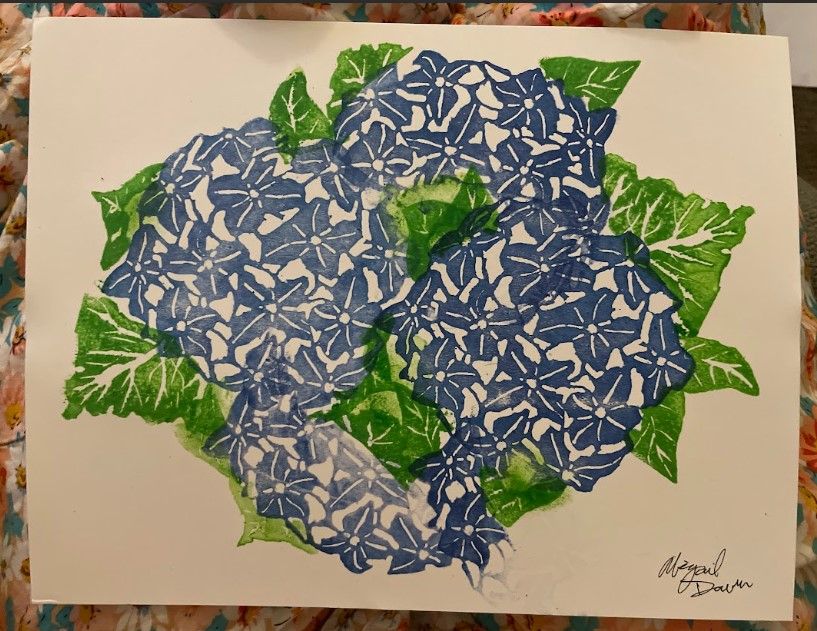 Hi Drangea! Bouquet Print