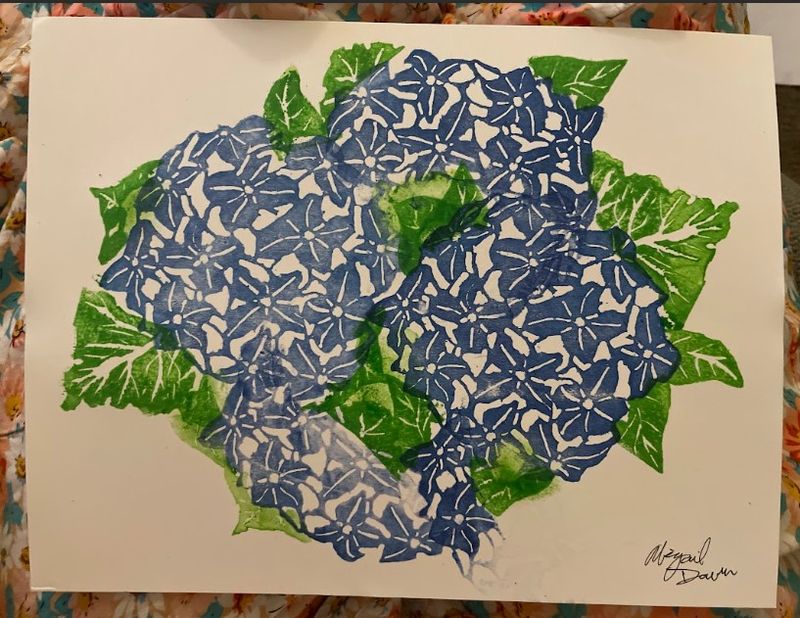 Hi Drangea! Bouquet Print