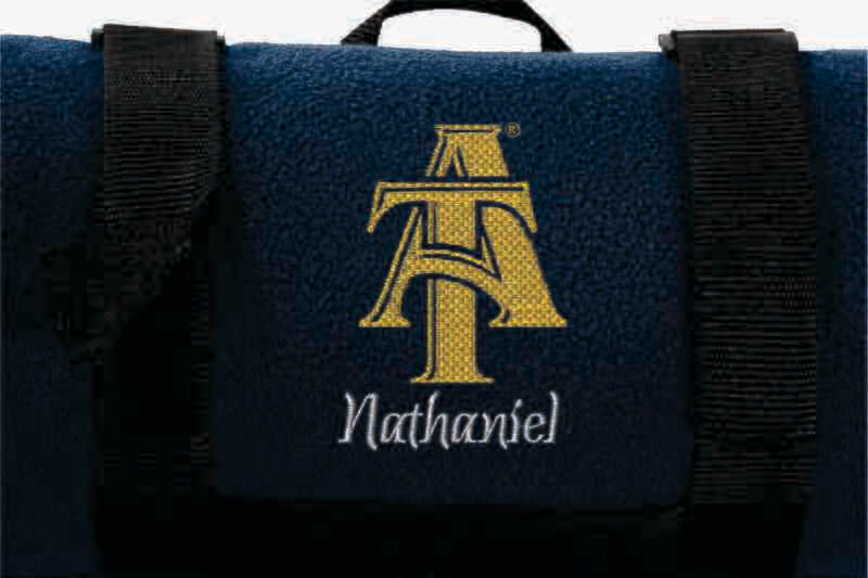 Personalize A&amp;T Fleece Blanket