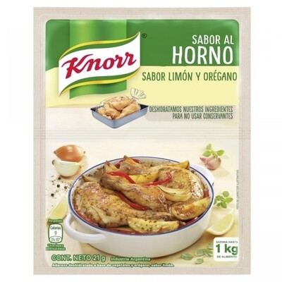 KNORR COND/SOBRE AL HORNO LIMON/OREG x21 G