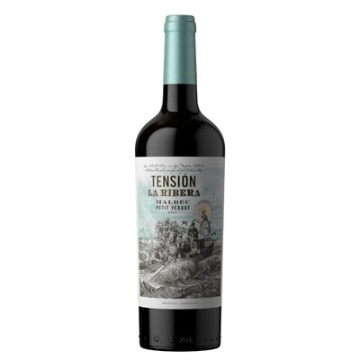 TENSION LA RIBERA MALBEC/PETIT VERDOT x750cc