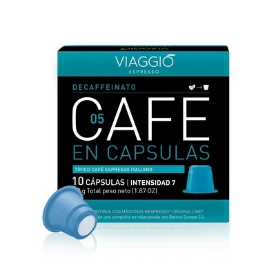VIAGGIO CAPSULA CAFE DECAFFEINATO 10x54gr