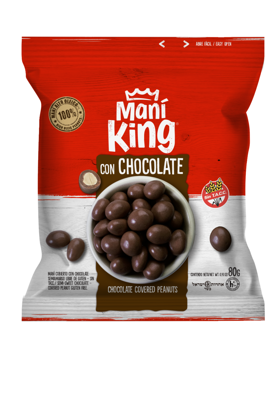 MANI KING C/CHOCOLATE x80GRS
