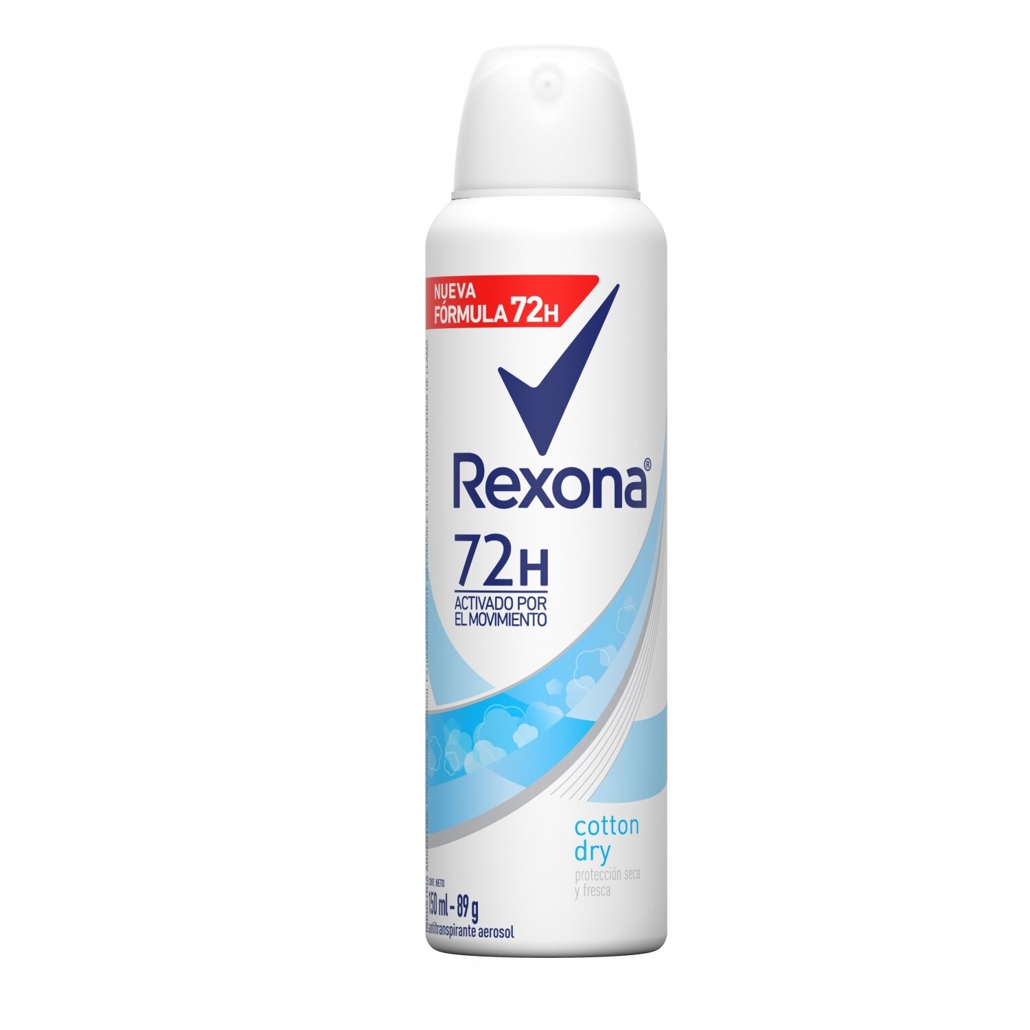 REXONA DES/AER F/ ANT/T COTTON X89G