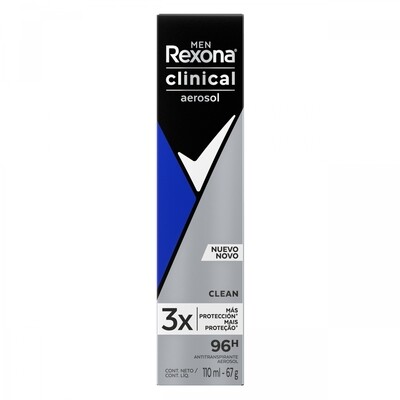 REXONA DES/AER M/ CLIN CLEAN X67G