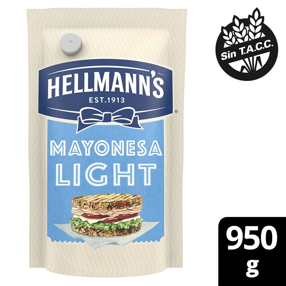 HELLMANNS MAYONESA LIGHT D/P x950 G