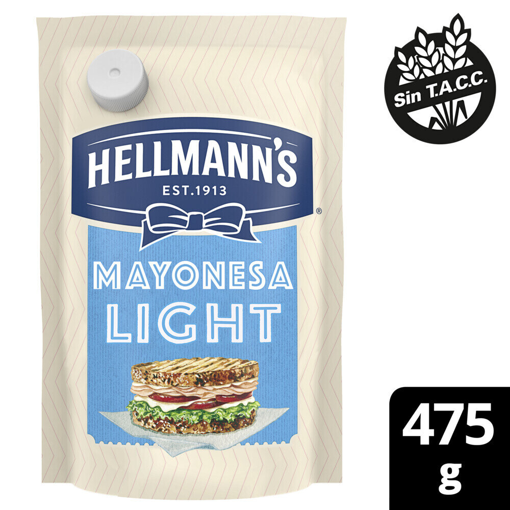 HELLMANNS MAYONESA LIGHT  D/P x475 G