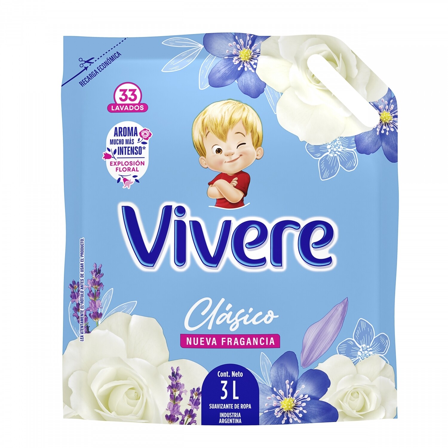 VIVERE SUAV. CLASICO EXP FLORAL x3lt
