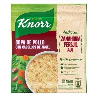 KNORR SOPA POLLO C/FID CAB/ANGEL x105.6g