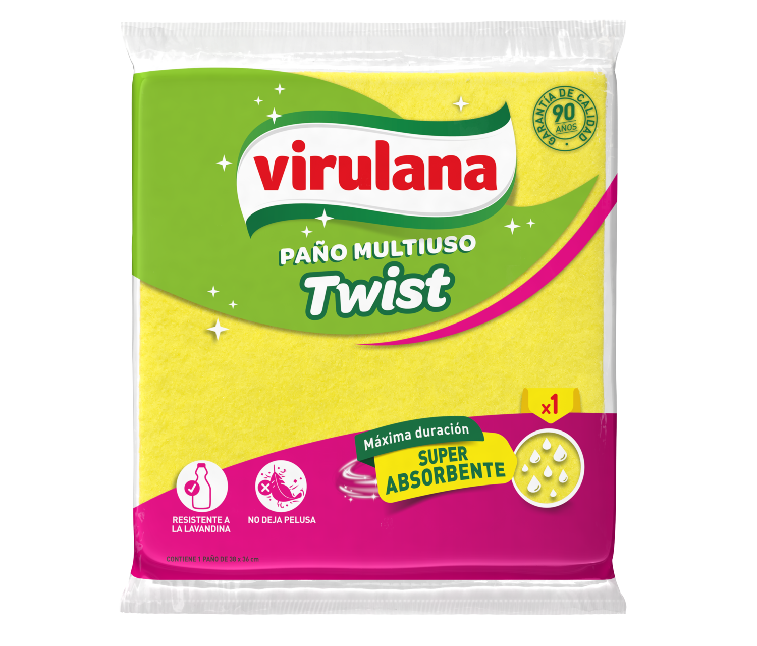 VIRULANA PAÑO TWIST x1unid