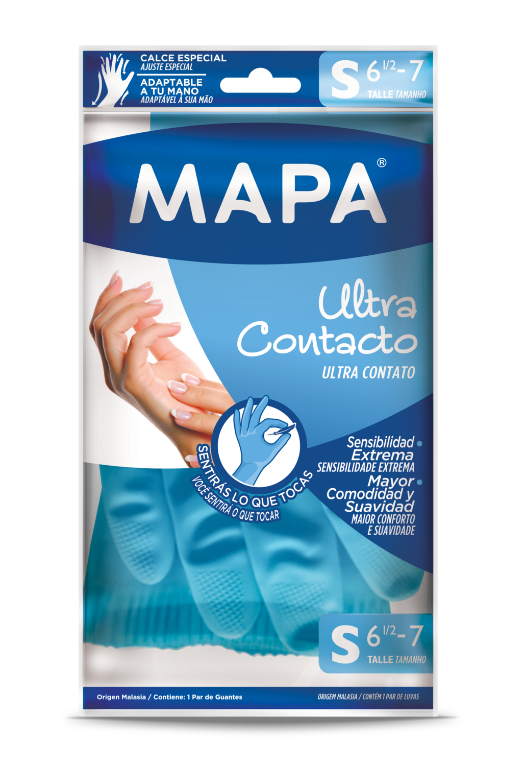 MAPA GUANTE ULTRA CONTACTO Talle S x30und