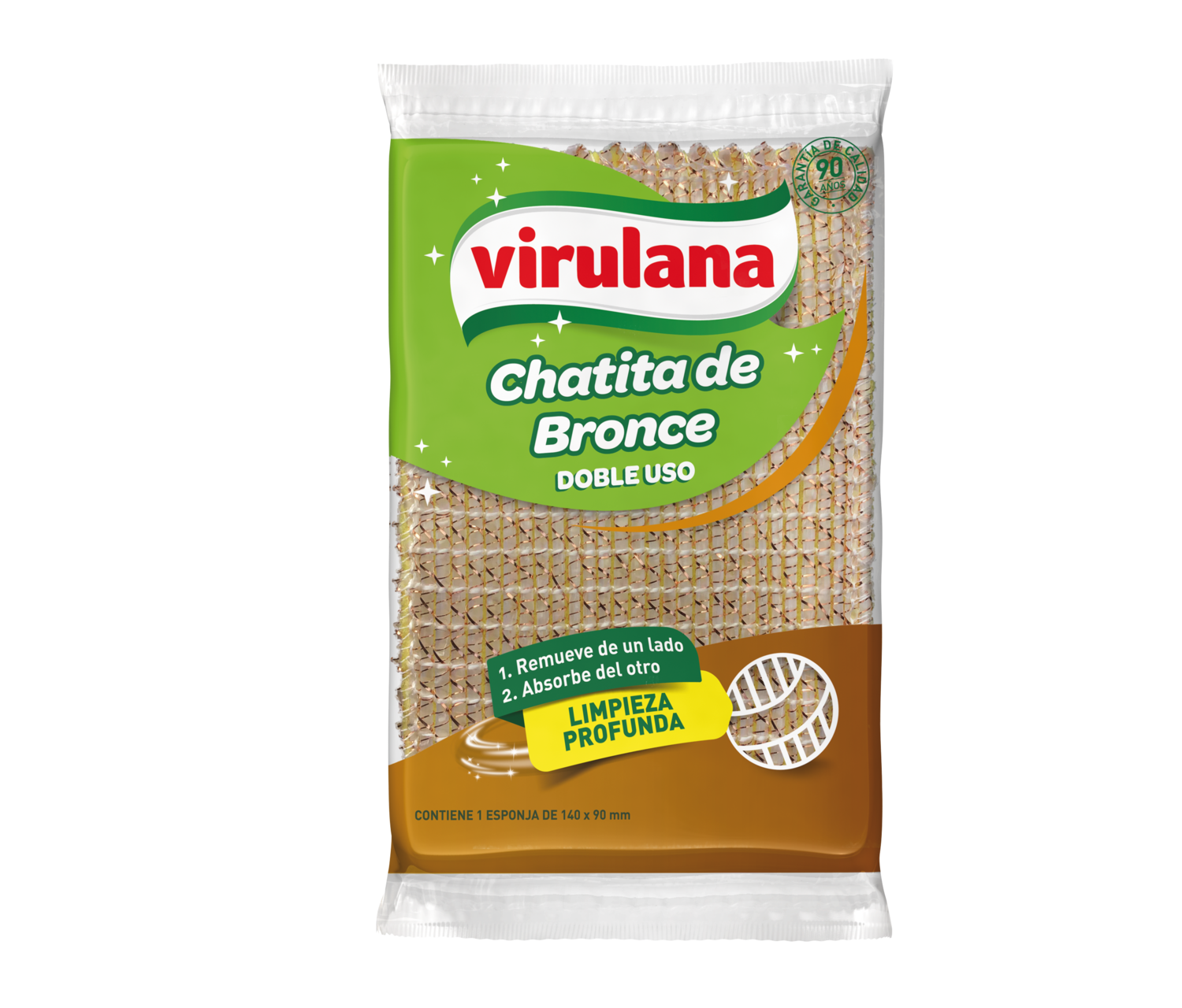 VIRULANA CHATITA DE BRONCE X48 UNID