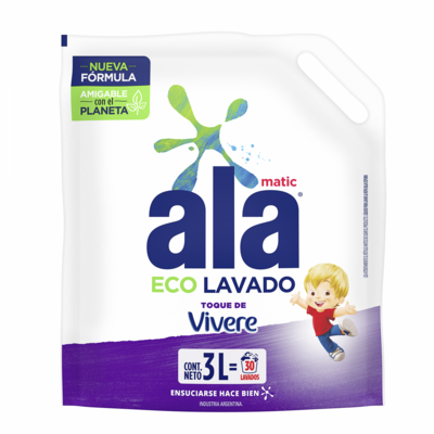 ALA LIQ P/LV ROPA BE ECOLAVADO TQ VIV x3lt