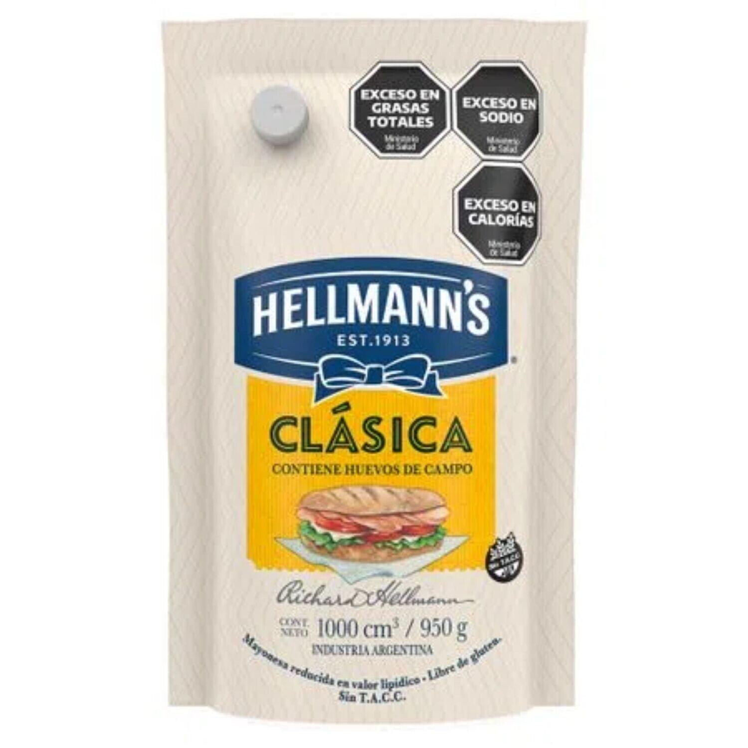 HELLMANNS MAYONESA D/P 8X950 G