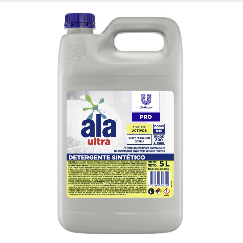 ALA LIQ ECOLAVADO BOT 4X5LT