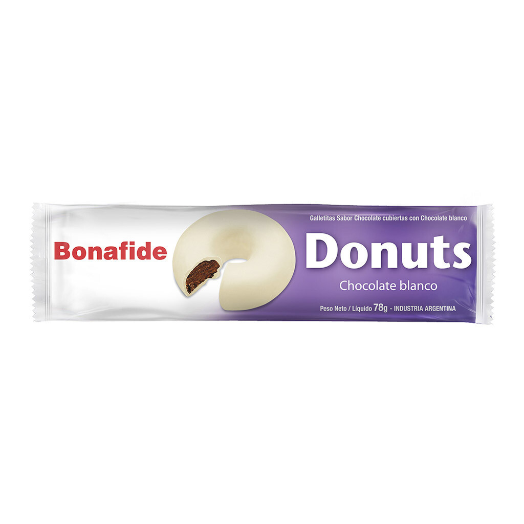 DONUTS BLANCAS BONAFIDE 24 x78g