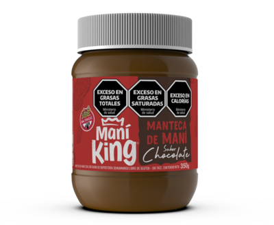 MANTECA DE MANI KING C/CHOCOLATE x350grs