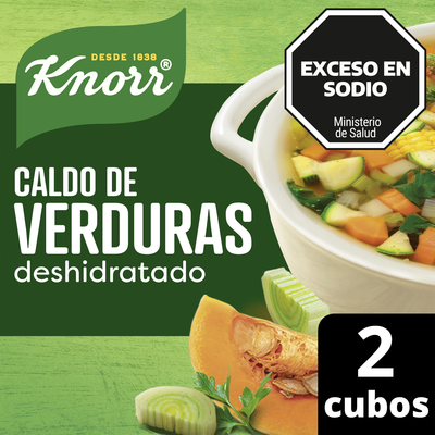 KNORR CALDO VERDURAS C/VEG x2 CUBOS