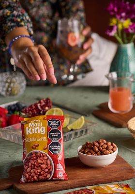 MANI KING FRITO CON PIEL x100gr