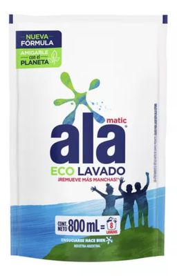 ALA LIQ P/LV ROPA BE ECOLAVADO x800ml