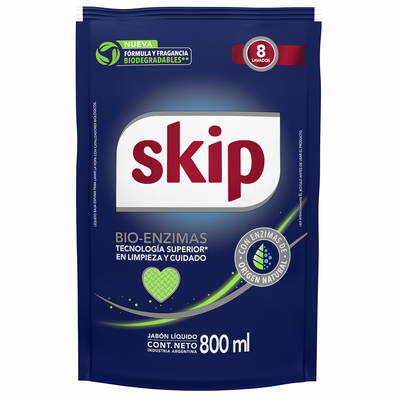 SKIP LIQ LV ROPA BIO ENZIMAS x800ml