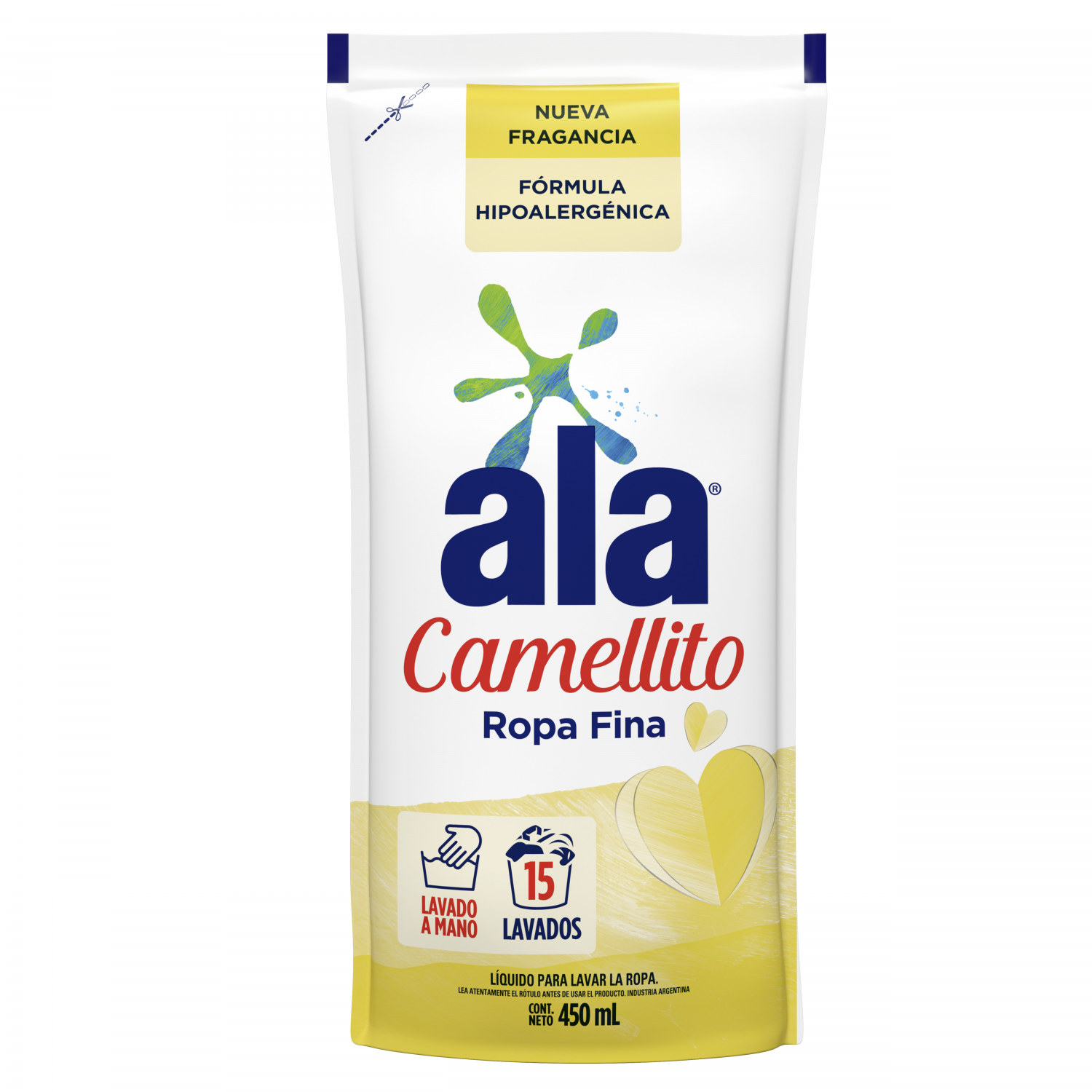 ALA CAMELLITO LIQ ROPA AE x450ml
