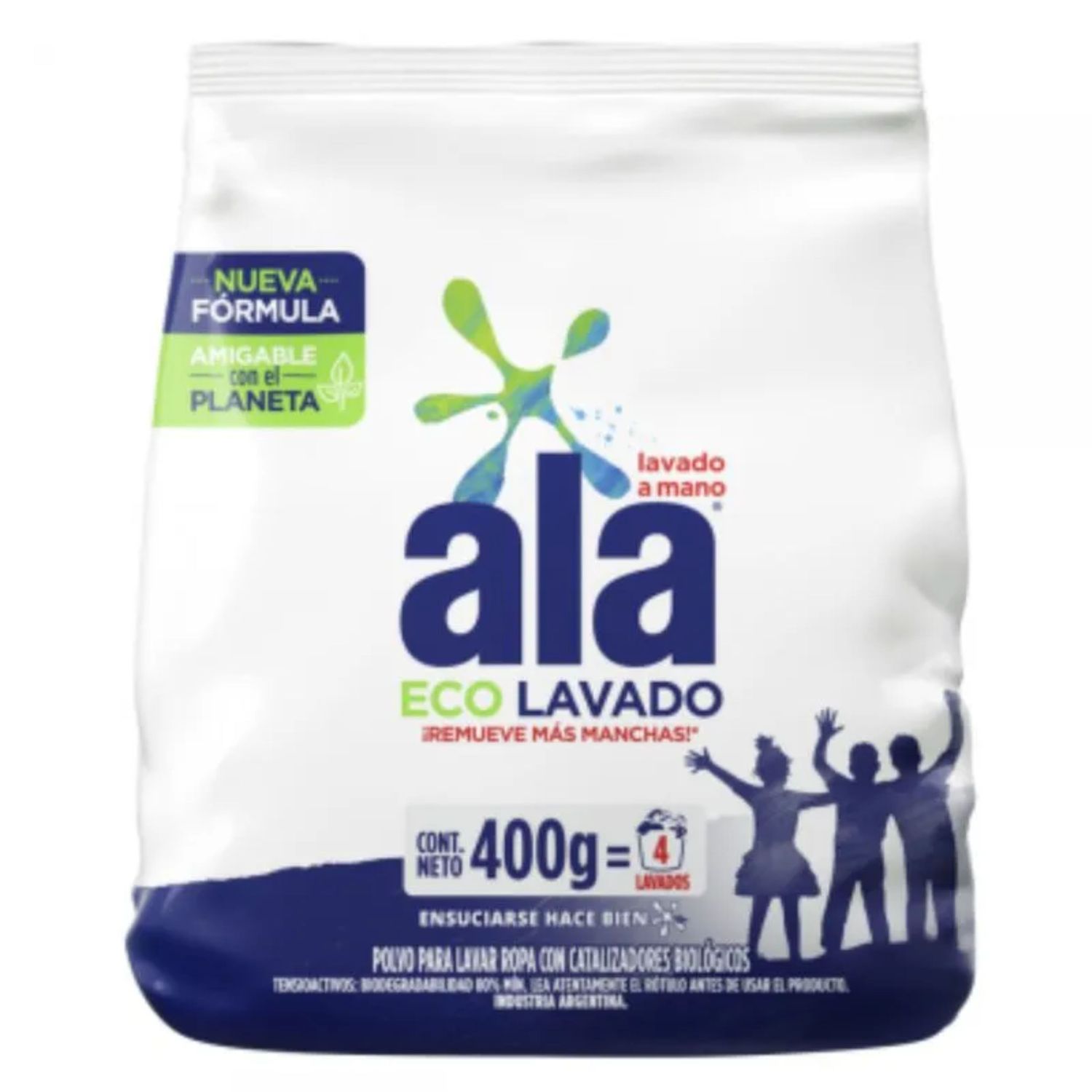 ALA POLVO LAV MANO CORE ECOLAVADO x400gr