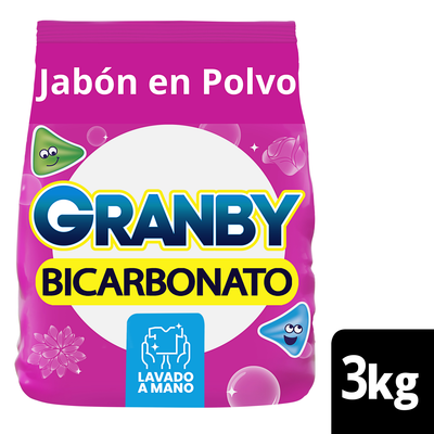 GRANBY POLVO LAV MANO ROSAS x3kg