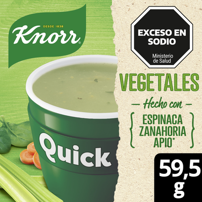 KNORR SOPA QUICK SOBRE VEGETALES APIO x5gr