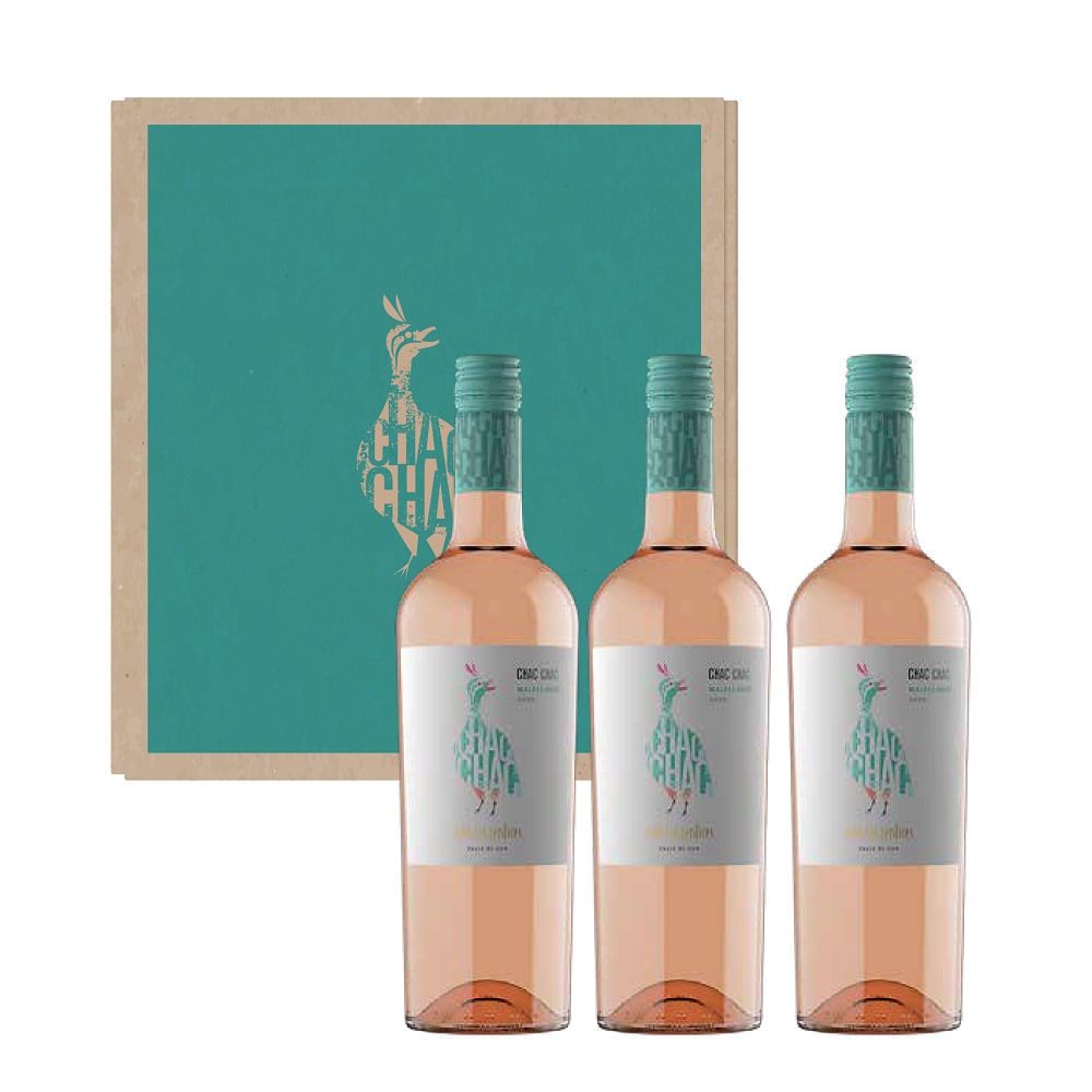 E. CHAC CHAC MALBEC ROSE 3x750cc