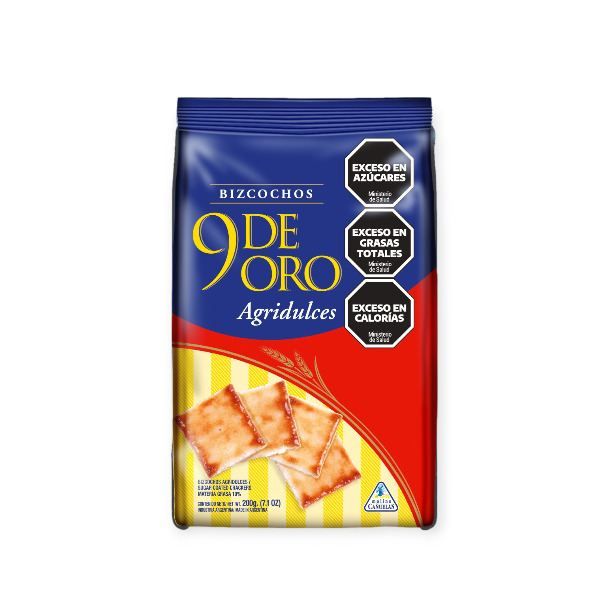 BIZCOCHO 9 DE ORO AGRIDULCES x200gr