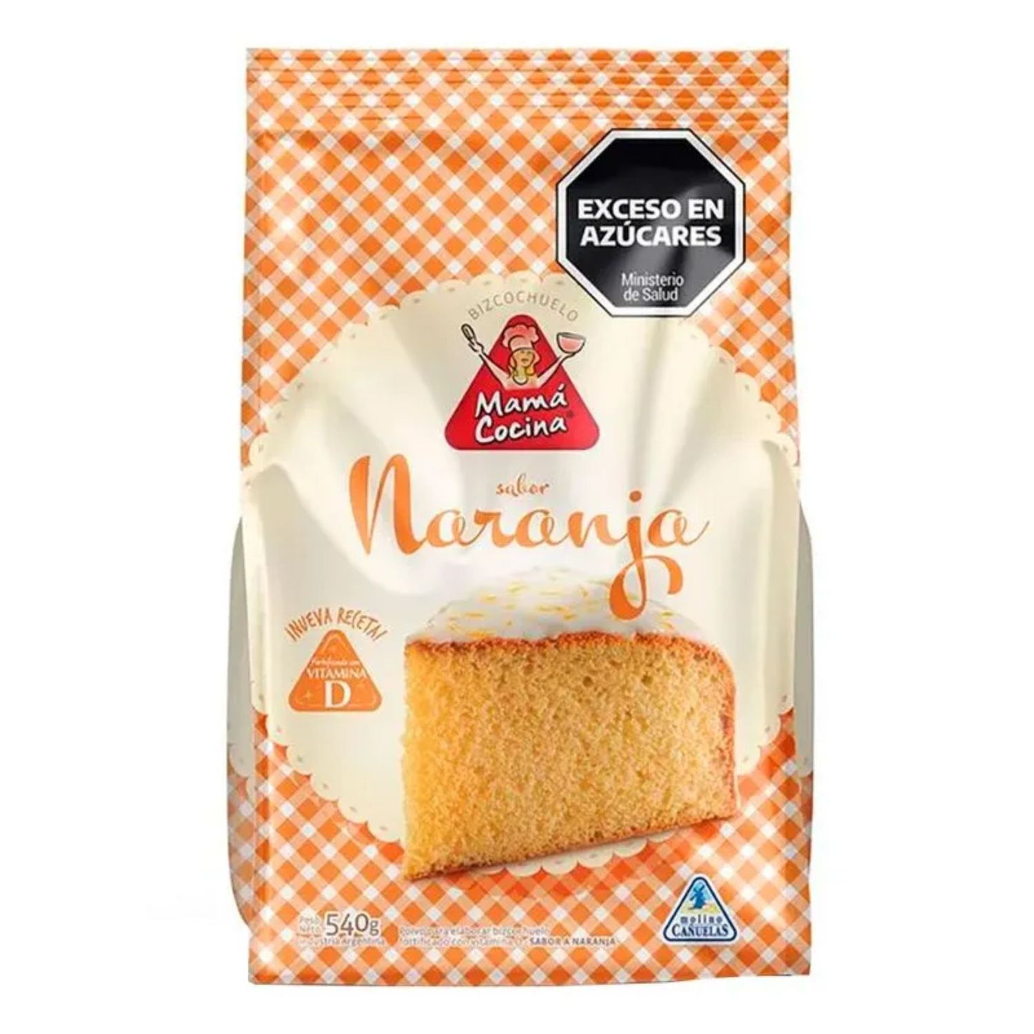 PREMEZCLA BIZCOCHUELO NARANJA MAMA COCINA x540gr