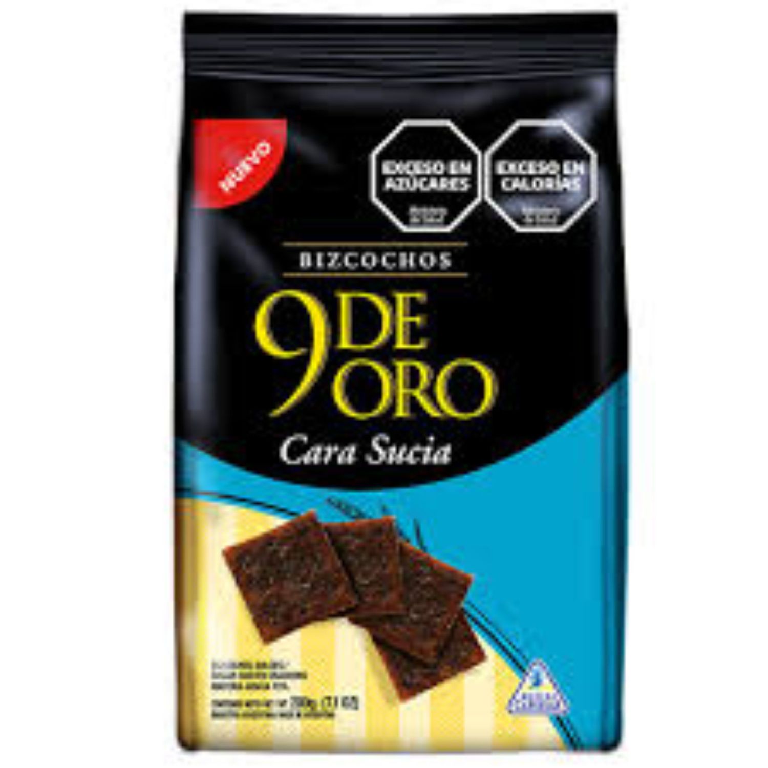 BIZCOCHO 9 DE ORO CARA SUCIA x200gr