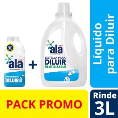 ALA LIQ P/DILUIR BE ECOLAVADO x500ml + BOT 3lt VACIA