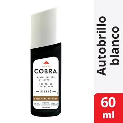 COBRA AUTOBRILLO P/CALZADO BLANCO x60cc