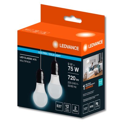 LEDVANCE LAMPARA LED LUZ FRIA 2x9w (Osram)