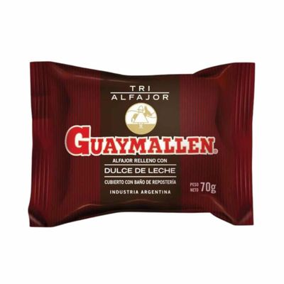 GUAYMALLEN ALFAJOR TRIPLE NEGRO x70grs