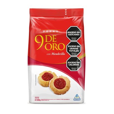 COOKIES 9 DE ORO PEPAS x350gr