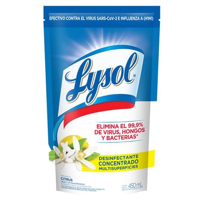 LYSOL DESINF. CITRUS D/P x450cc