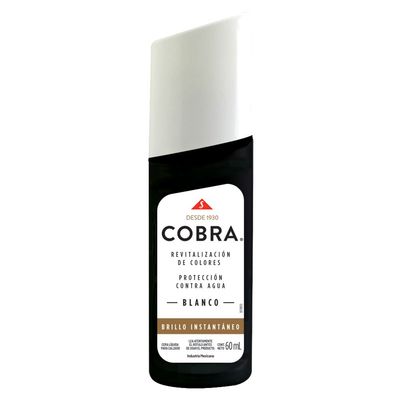 COBRA AUTOBRILLO P/CALZADO BLANCO x60cc