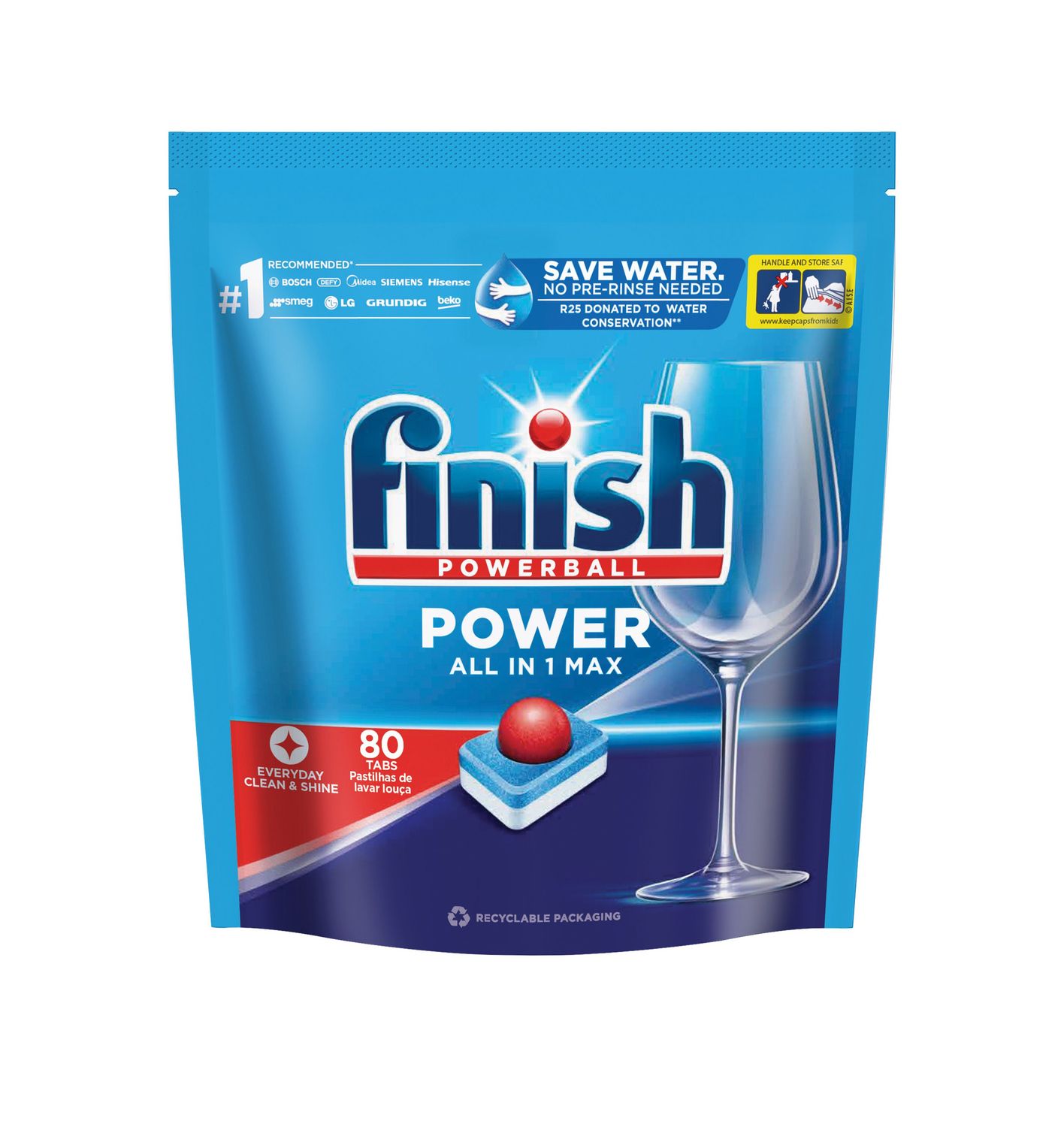 FINISH LAVAVAJ. DET. TABLETAS 80x16grs