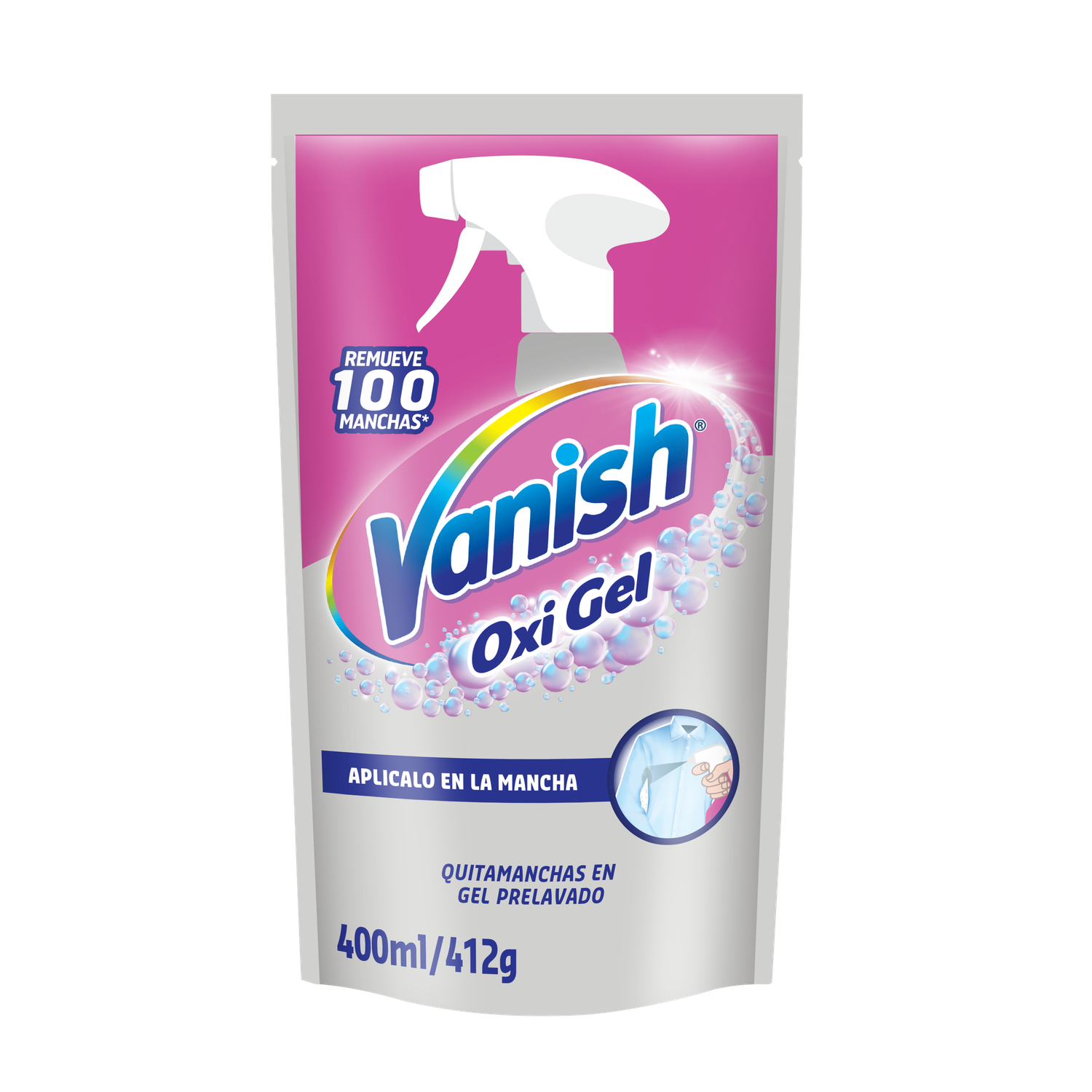 VANISH QUITAMANCHA OXI GEL D/P x400cc