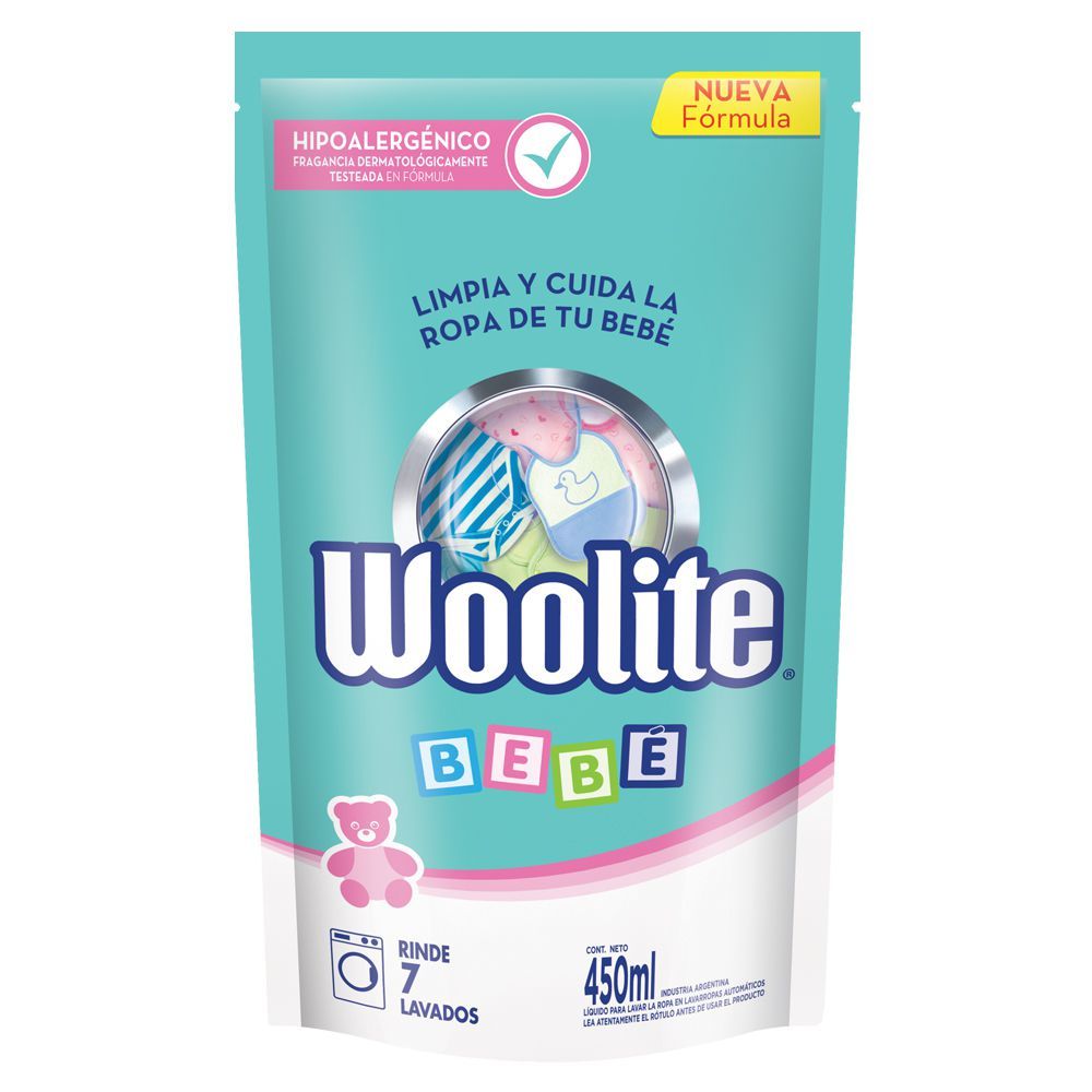 WOOLITE JAB. LIQ. MAQ. BEBE D/P x450cc