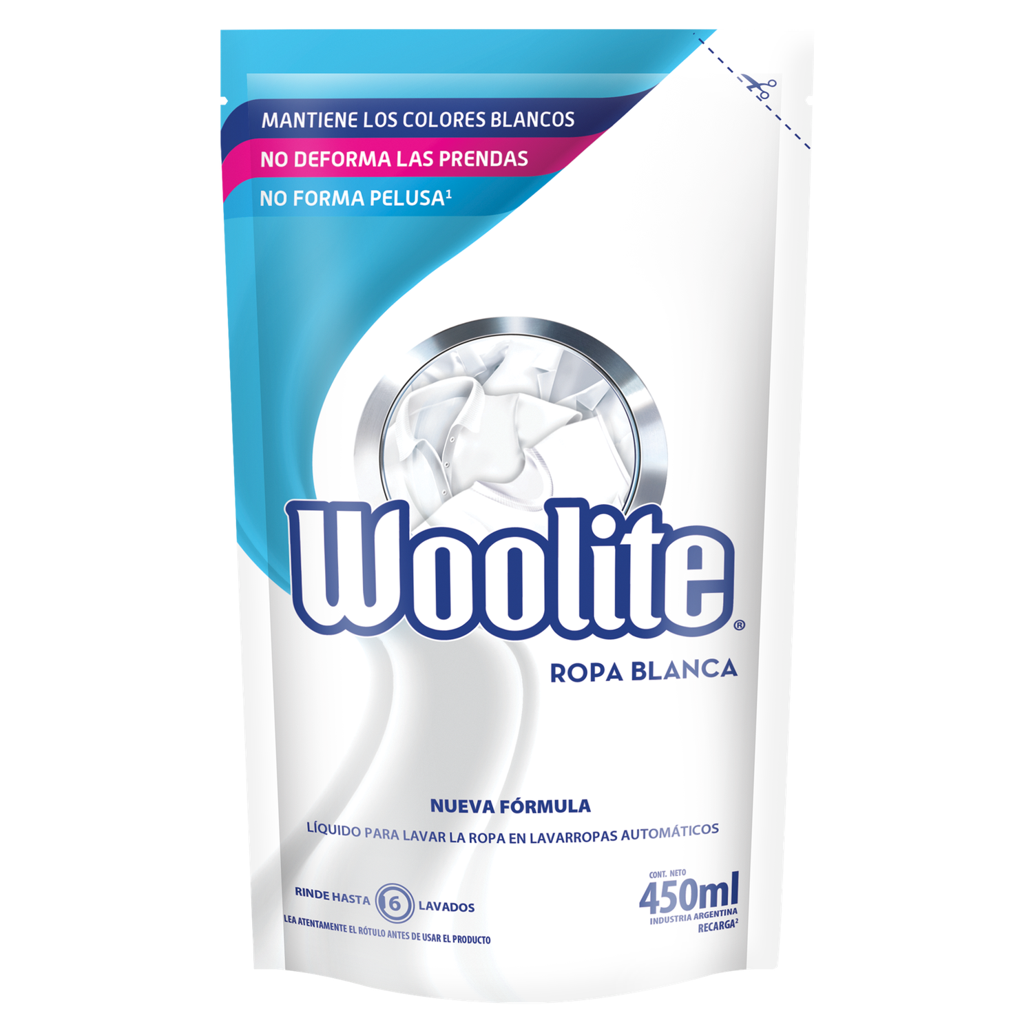 WOOLITE JAB. LIQ. MAQ. ROPA BLANCA D/P x450cc