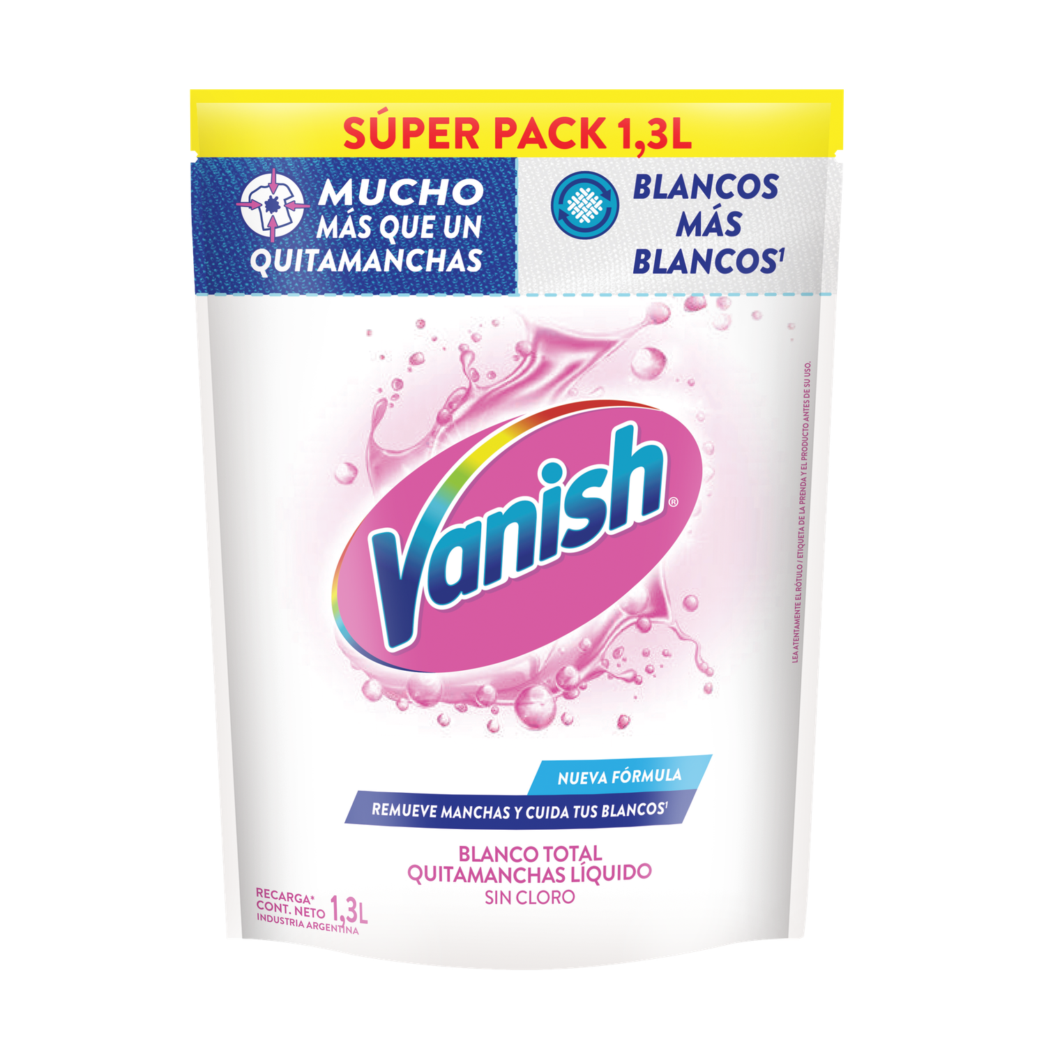 VANISH QUITAMANCHA LIQ. BLANCO D/P x1300cc