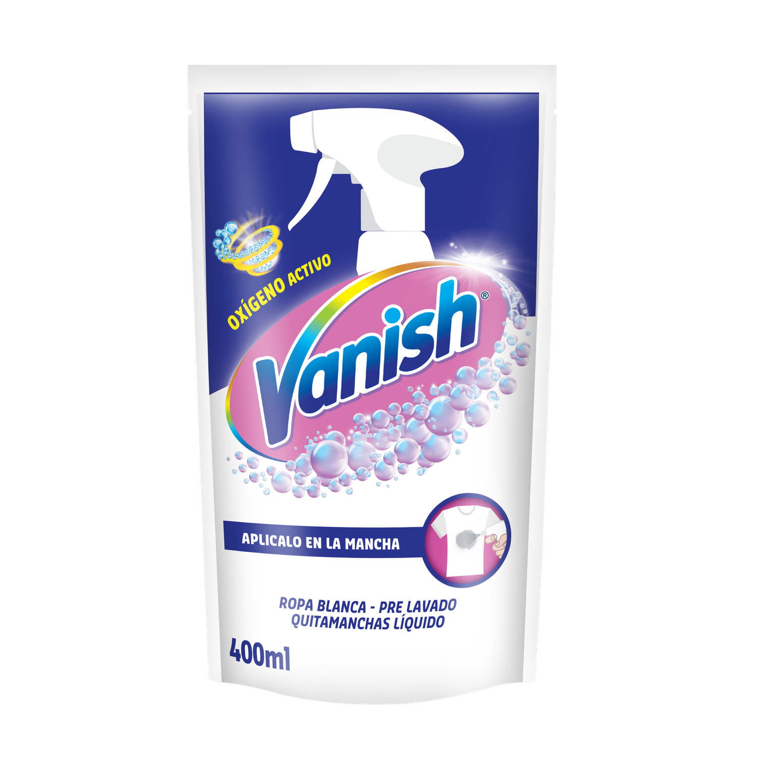 VANISH QUITAMANCHA PRELAV. BLANCO D/P x400cc